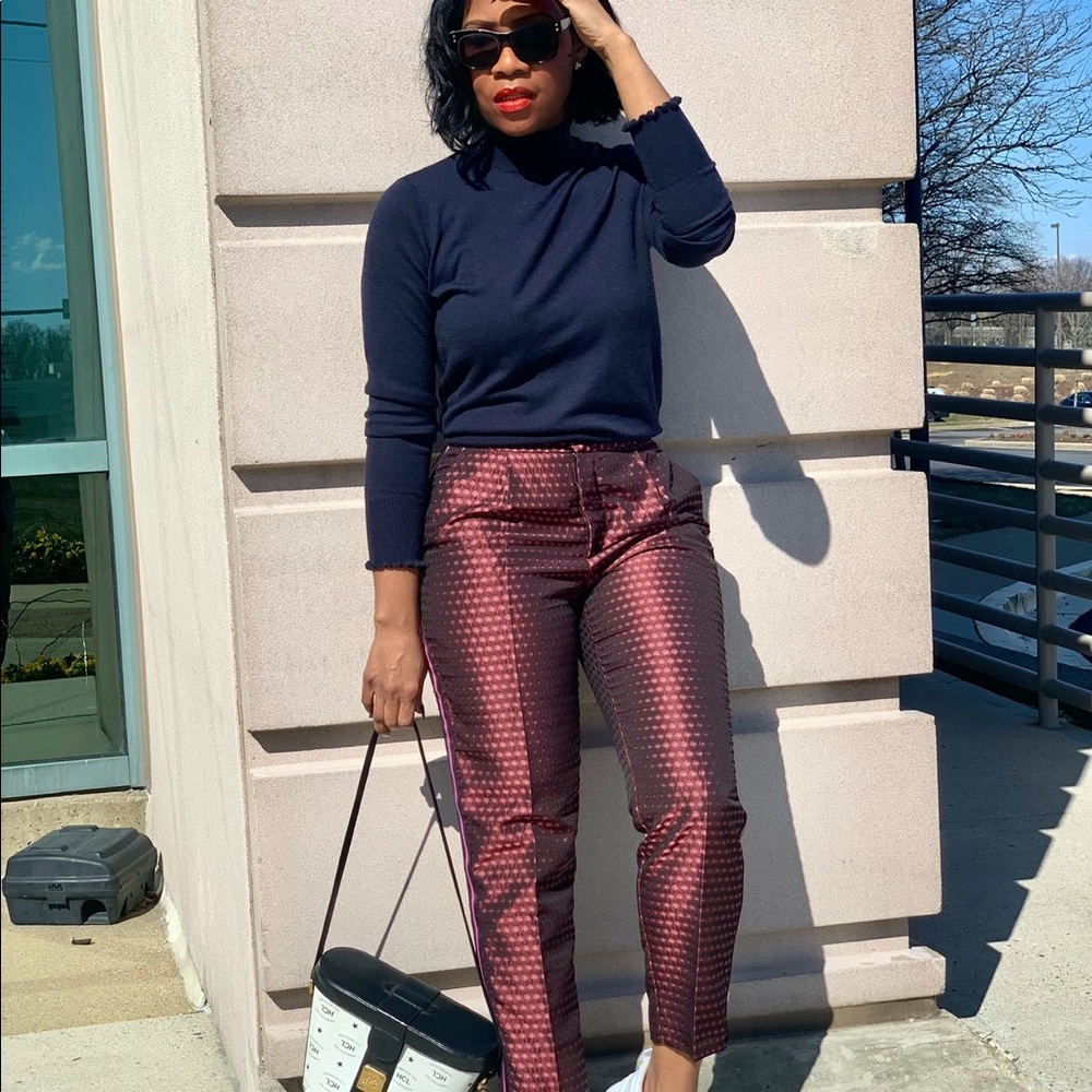 Zara Brocade Pants